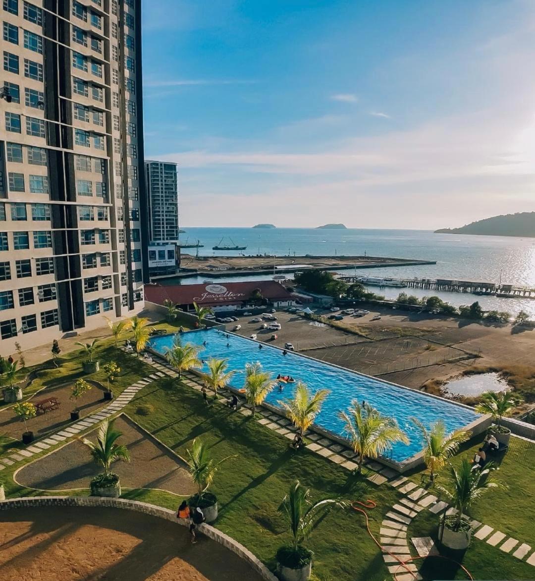 Seaview Luxury Condo Homestay 2Bed 2Bath Jesselton Quay By R2 Residence Кота-Кинабалу Экстерьер фото