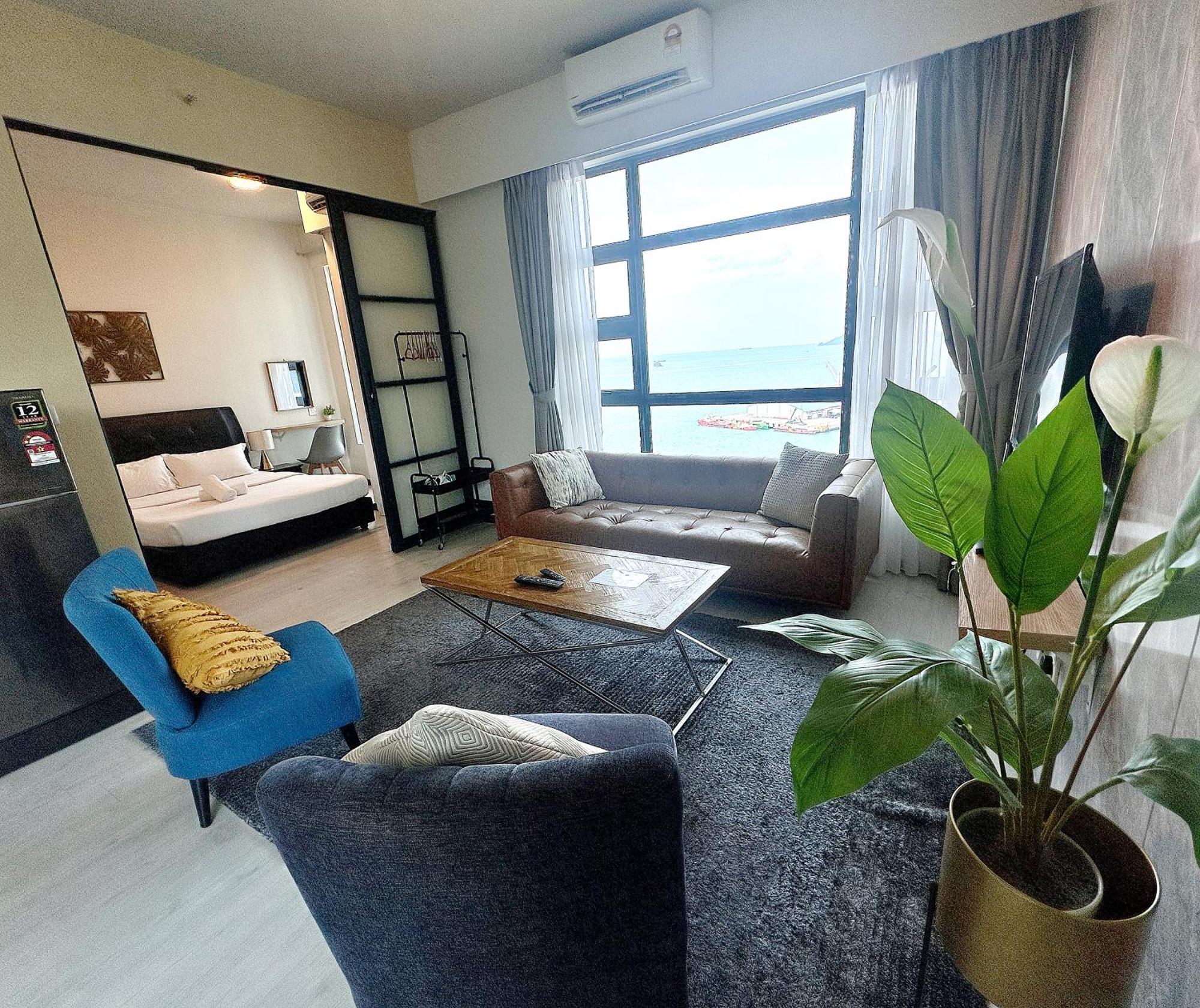 Seaview Luxury Condo Homestay 2Bed 2Bath Jesselton Quay By R2 Residence Кота-Кинабалу Экстерьер фото